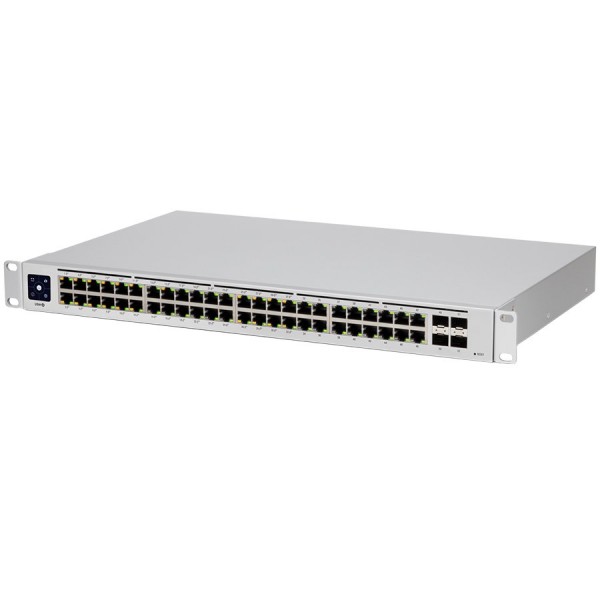 USW-48-PoE is 48-Port managed PoE switch with (48) Gigabit Ethernet ports including (32) 802.3at PoE+ ports, and (4) SFP ports. Powerful se