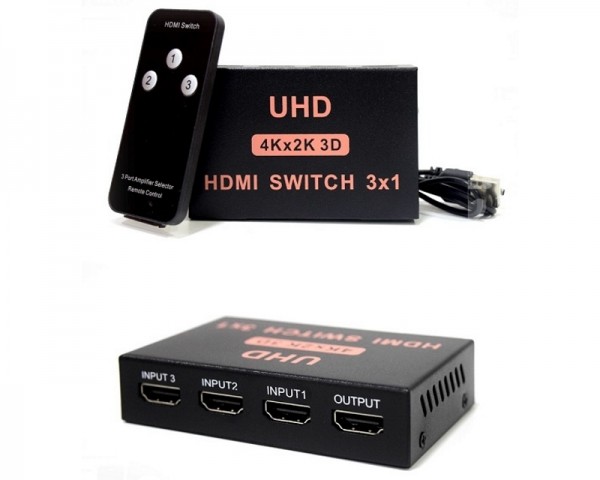 FAST ASIA HDMI Switch 3x1 4Kx2K 3D