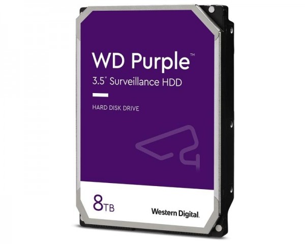 WD 8TB 3.5'' SATA III 128MB IntelliPower WD84PURZ Purple