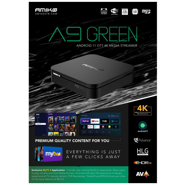 Amiko A9 Green