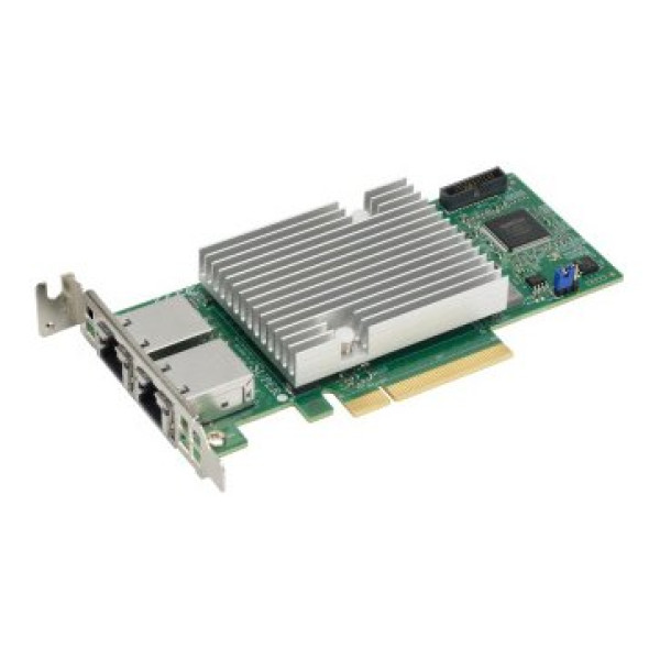 Supermicro 10G Base-T Ethernet Adapter supporting Broadcom NetXtreme E-Series ( AOC-STG-B2T ) 