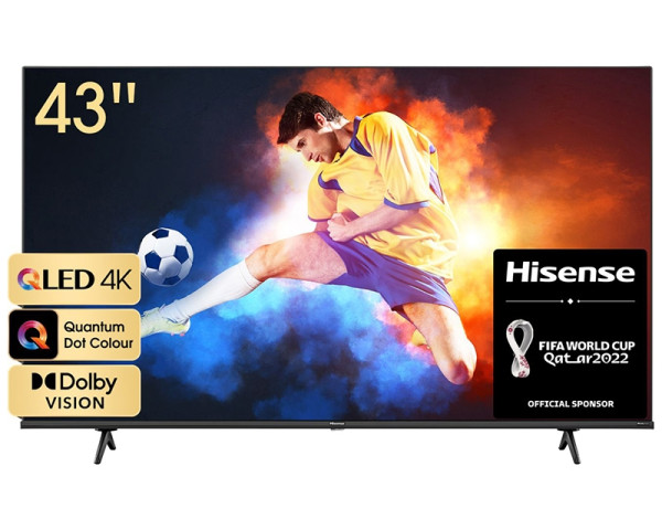 HISENSE 43'' 43E7HQ Smart QLED 4K Ultra HD LCD TV