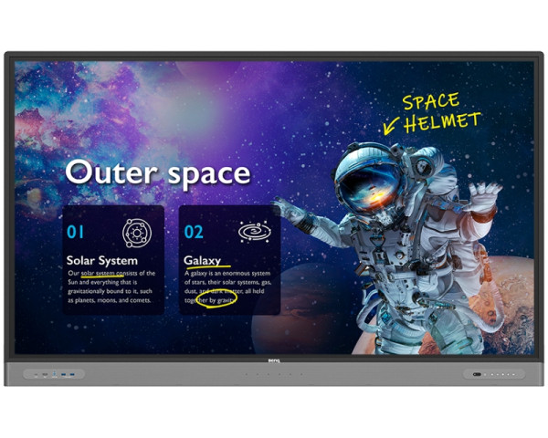 BENQ 75'' RE7503 Interactive Flat Panel crni