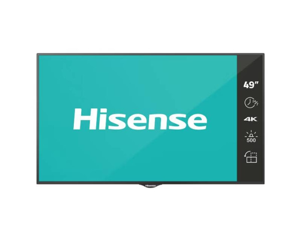 HISENSE 49” 49BM66AE 4K UHD Digital Signage Display - 247 Operation
