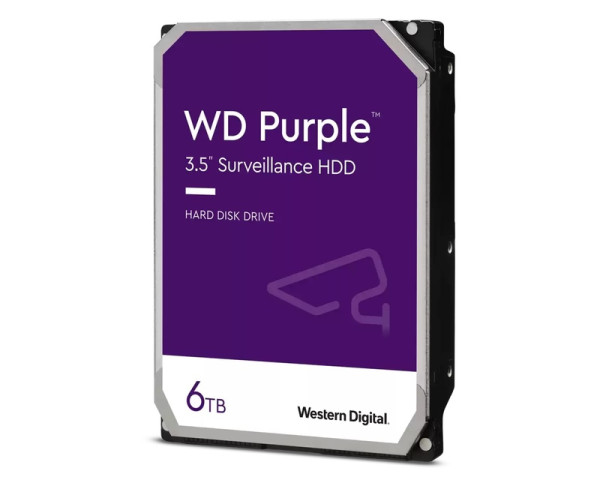 WD 6TB 3.5'' SATA III 64MB IntelliPower WD64PURZ Purple