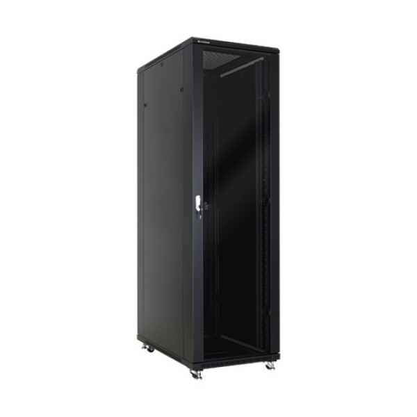 Safewell rack orman SNB 19\'' 42U 600x800, vrata sa kaljenim staklom i ventilacionim otvorima