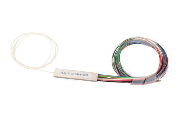 Extralink 1:16 PLC splitter, no connectors, 900UM, 1.0m, steel box