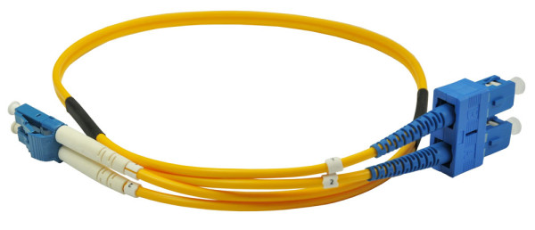 Extralink Patchcord LC/UPC-SC/UPC SM Simplex 3.0mm 0.5m
