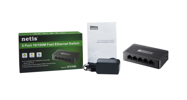 Netis 5-port switch 10/100, ST3105S