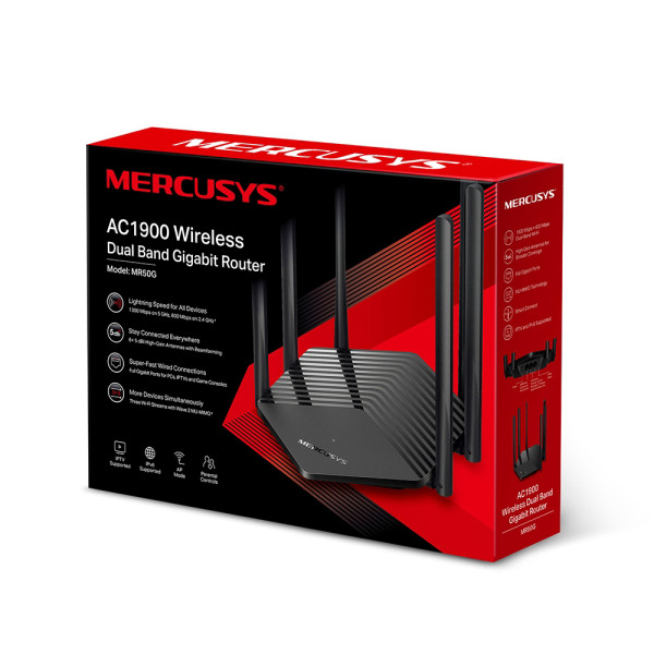 Mercusys MR50G, AC1900 Wireless Dual Band Gigabit Router