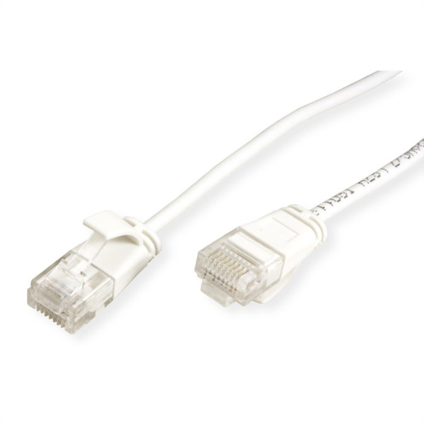 Secomp Roline UTP Data Center PatchCord SLIM Cat6A/Cl.EA LSOH white 0.3m