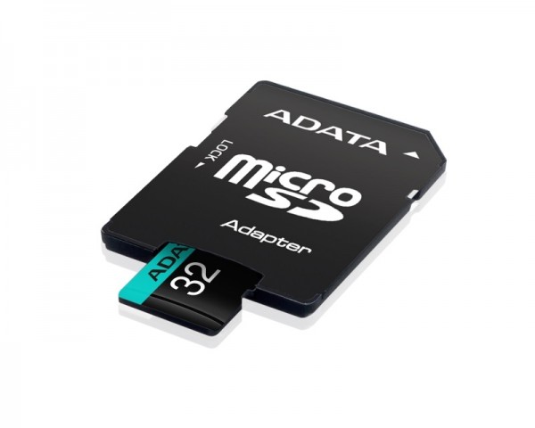 A-DATA UHS-I U3 MicroSDHC 32GB V30S class 10 + adapter AUSDH32GUI3V30SA2-RA1