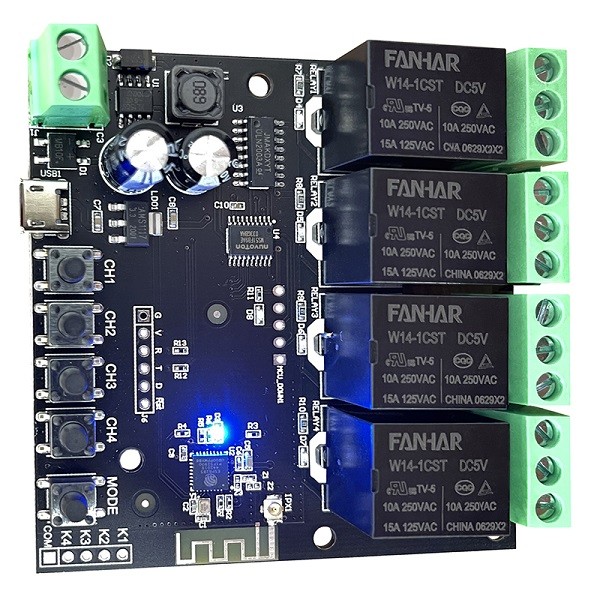 MSR12-4 samostalni WiFi multirelej