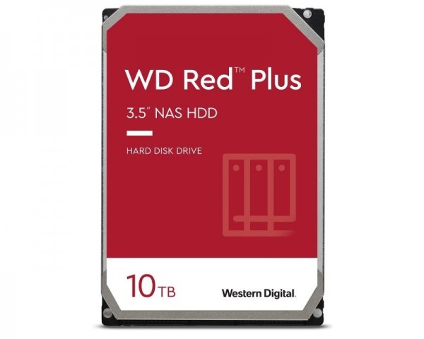 WD 10TB 3.5'' SATA III 256MB 7200rpm WD101EFBX Red Plus