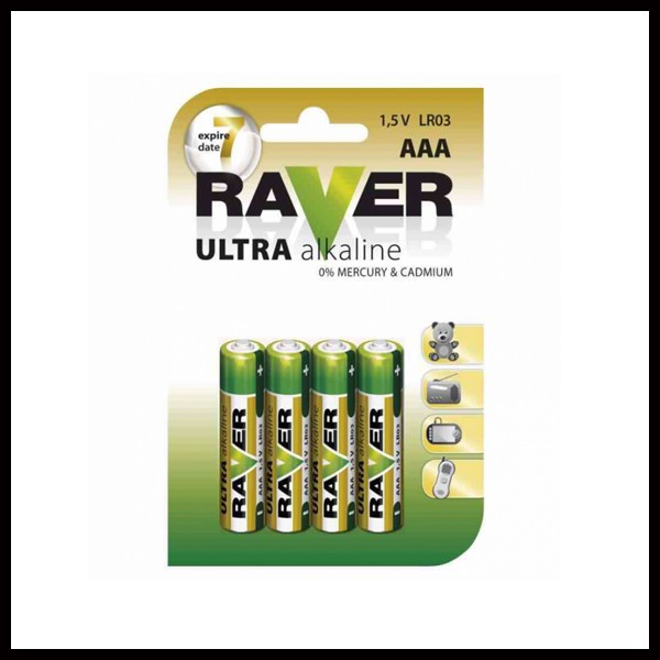 RAVER LR03/4 (AAA) baterije