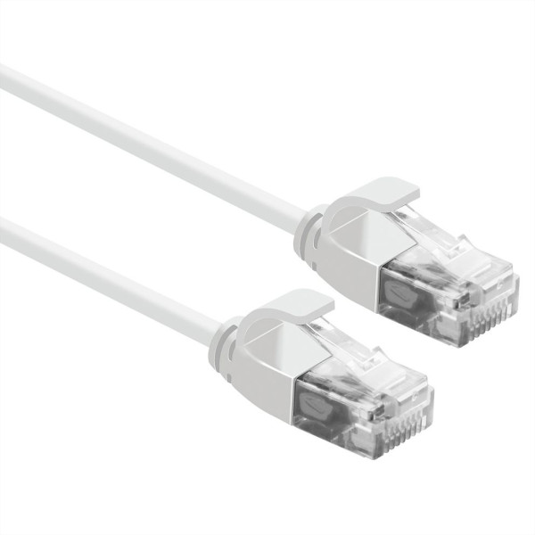 ROLINE UTP Bakar PatchCord SLIM Cat6A LSOH white  5.0m