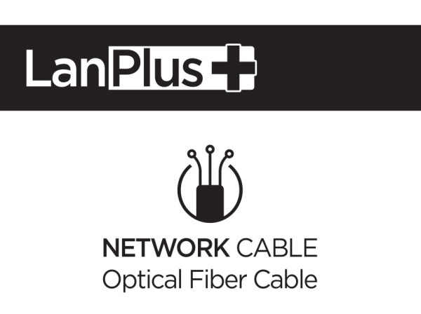 LanPlus Fiber optic cable 2FO 2km Indoor drop cable, G657A1, FRP, LSZH, white