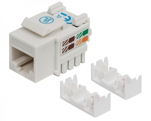 INTELLINET Cat5e Keystone Jack beli 210355