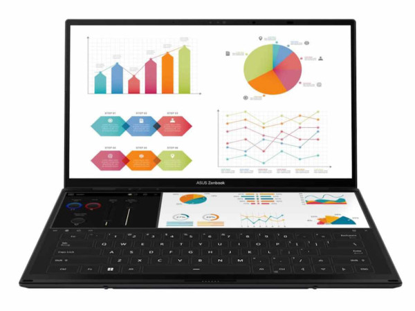 Laptop ASUS Zenbook Duo UX8406MA-PZ058X WIn11 Pro14'' OLED WQXGA+ TouchU9-185H32GB2TB SSDsiva' ( '90NB12U1-M00C00' ) 