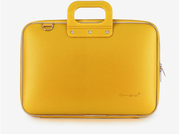 Torba BOMBATA Classic Vinil 15'' Saffron YellowŽuta' ( 'E00332  36' ) 