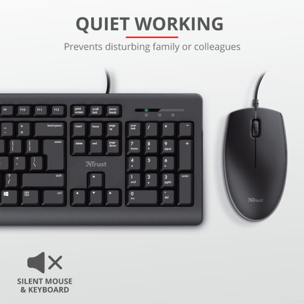 Tastatura+miš TRUST Primo žični setUScrna' ( '23970' ) 
