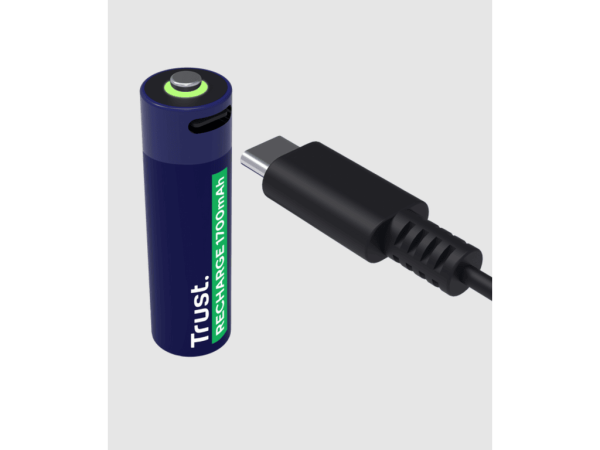 Punjive baterija TRUST USB-C  4P - AA4 komUSB-C kabel 4P crna' ( '25631' ) 