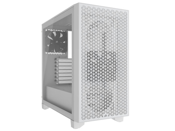 Kućište CORSAIR 3000D AIRFLOW Mid-TowerGamingATXkaljeno staklobez napajanjabela' ( 'CC-9011252-WW' ) 