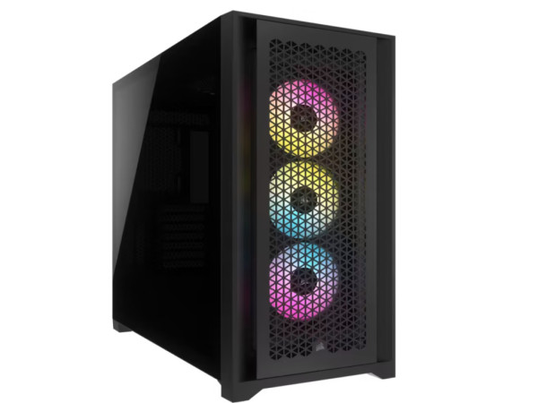 Kućište CORSAIR iCUE 5000D AIRFLOW Mid-TowerGamingATXkaljeno staklobez napajanjaRGBcrna' ( 'CC-9011242-WW' ) 