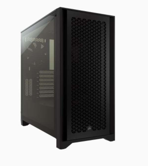 Kućište CORSAIR 4000D AIRFLOW Mid-TowerATXkaljeno staklobez napajanjacrna' ( 'CC-9011200-WW' ) 