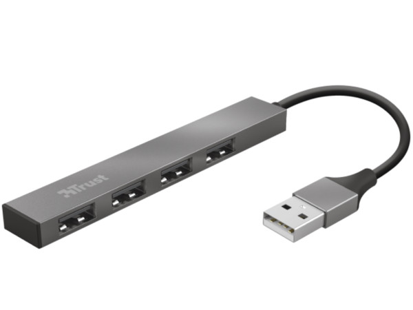 Adapter TRUST HALYX USB2.04xUSBAluminjumsiva' ( '23786' ) 