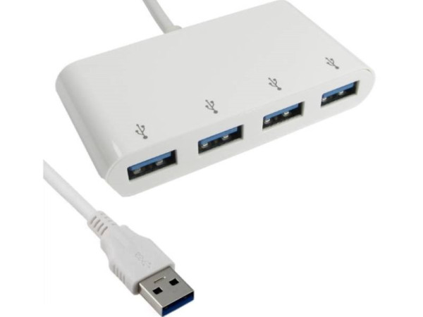 E-GREEN USB 3.1 tip C HUB 4port beli