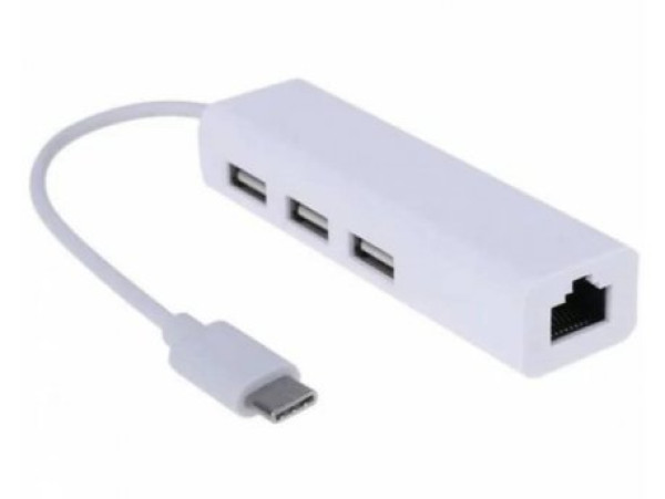 FAST ASIA USB 3.1 TIP C na 3x HUB + RJ45