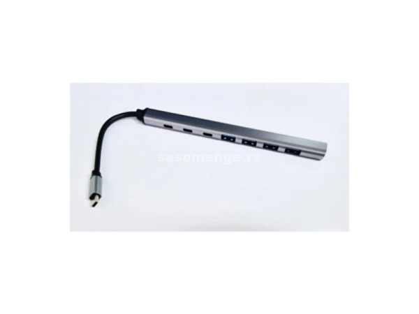 FAST ASIA USB HUB 3.1 TIP C na 5xUSB+3xTIP C