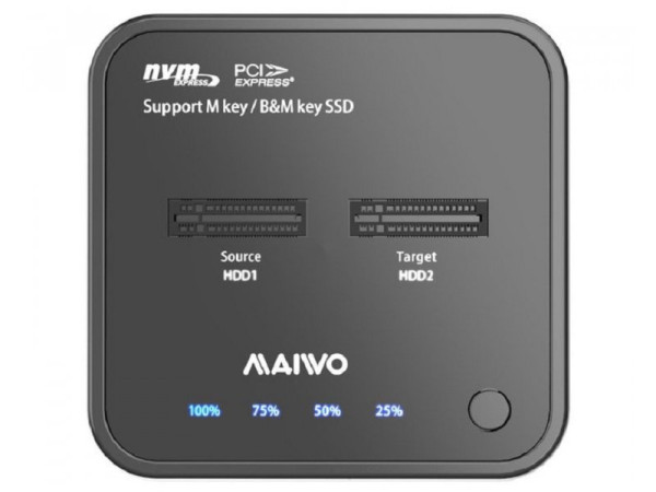 MAIWO Docking Station USB-C 3.2 na 2x M.2 NVMe Clone K3016P2