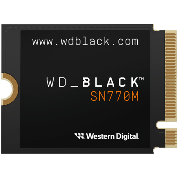 SSD WD Black SN770M 500GB M.2 2230 PCIe Gen4 x4 NVMe, ReadWrite: 50004000 MBps, IOPS 460K800K, TBW: 300 ( WDS500G3X0G-00CHY0 ) 