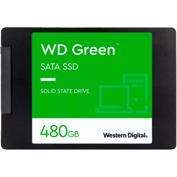 SSD WD Green (2.5, 480GB, SATA 6Gbs) ( WDS480G3G0A-00BJG0 ) 
