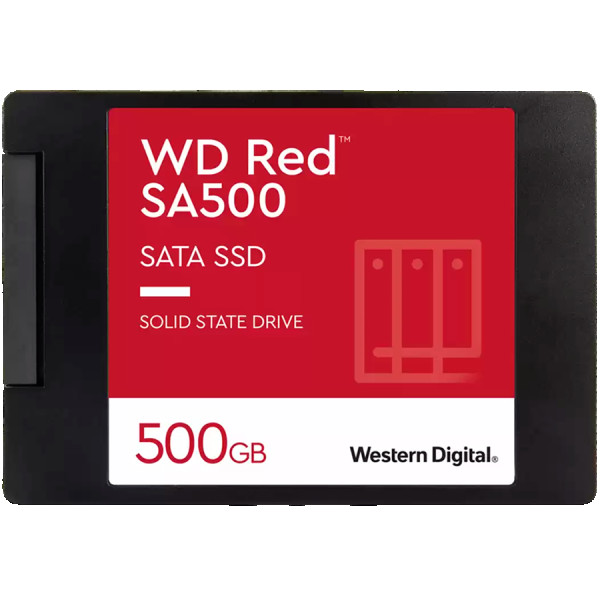 WD SSD Red 500GB 2.5 SATA 6Gbs, ReadWrite: 560  530 MBs, Random ReadWrite IOPS 95K85K, TBW 350 ( WDS500G1R0A-68A4W0 ) 