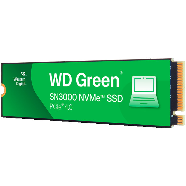 SSD WD Green SN3000 NVMe (M.2 2280, 1TB, PCIe Gen4x4) BULK PACK (216 UNITS) ( WDS100T4G0E-00CPS0 ) 