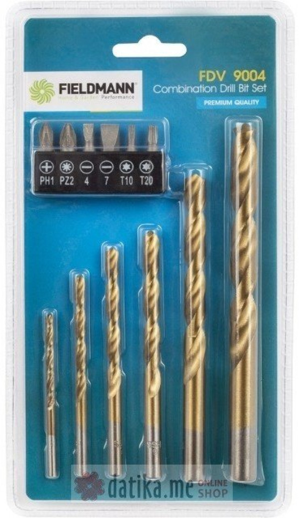 FIELDMANN FDV 9004 Set burgija i bitova (12 delova)