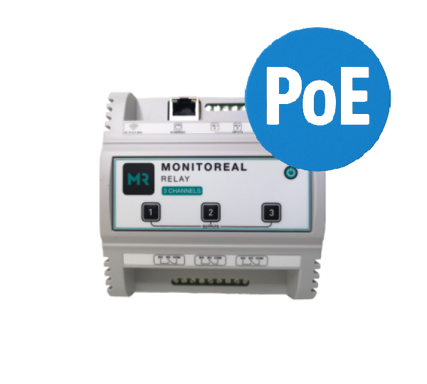 Relay 3 I/O PoE mrežni relej Monitoreal