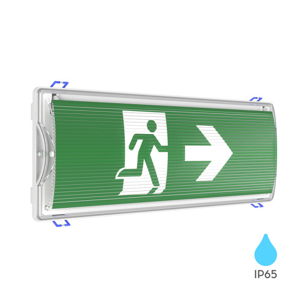 BRY-EXIT-LED-5W-DUAL-IP65-BELA-PANIK SVETILJKA 