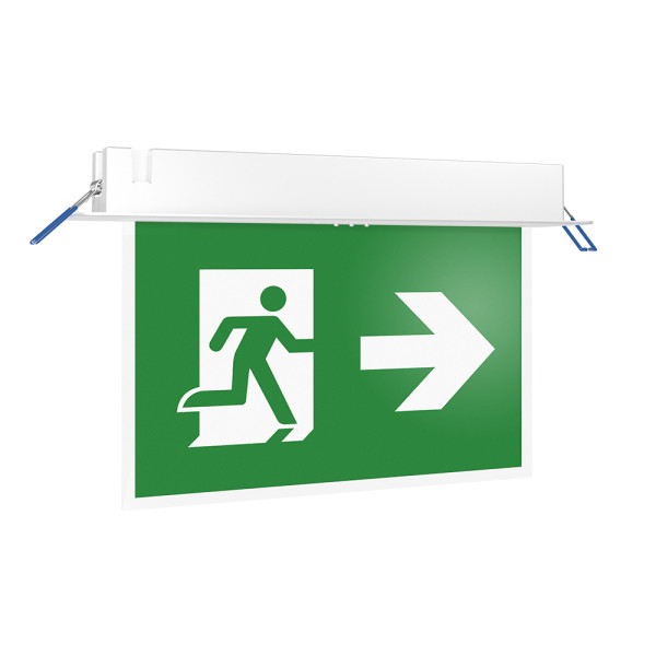 BRY-EXIT-LED-2W-RCS-IP20-BELA-PANIK SVETILJKA 