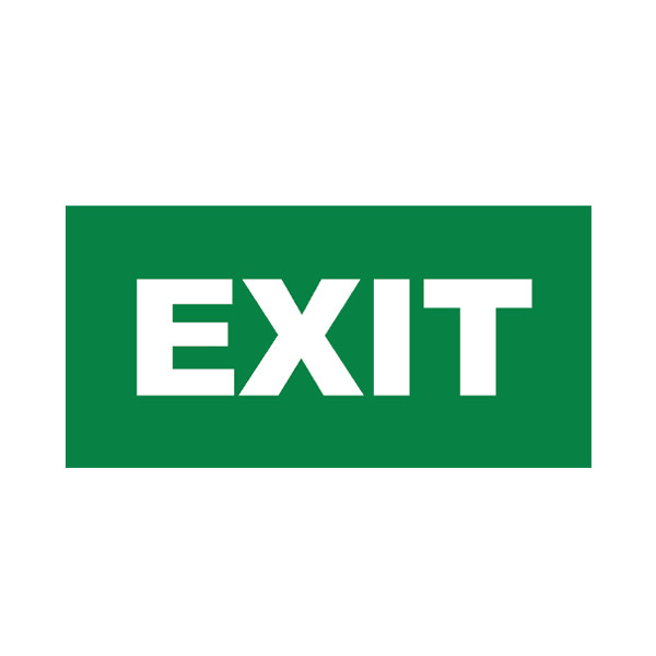 BRY-EXIT ZNAK-IZLAZ -PVC