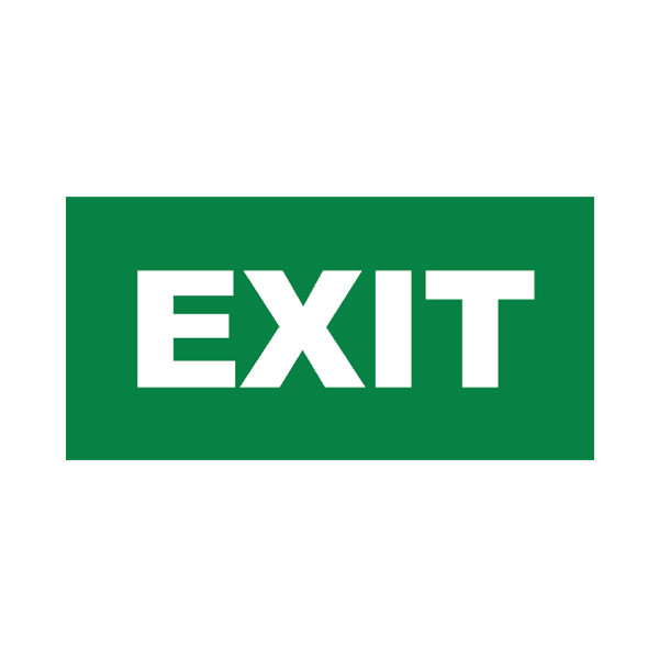 BRY-EXIT ZNAK-IZLAZ NALEPNICA