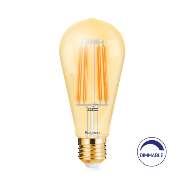 BRY-ADVANCE-6W-E27-ST64-DIMABILNA-2200K-LED SIJALICA