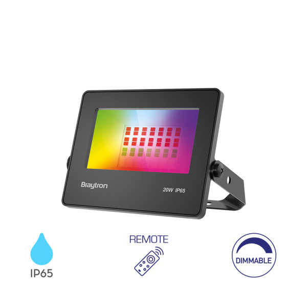 BRY-FLOOD-CF-20W-CRNA-RGB-IP65-LED REFLEKTOR