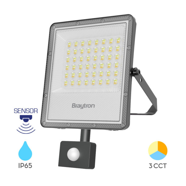 BRY-FLOOD-PF-50W-SIVI-3U1-SNS-IP65-LED REFLEKTOR