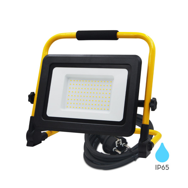 BRY-FLOOD-WL-CRNI-100W-6500K-PRENOSIVI REFLEKTOR