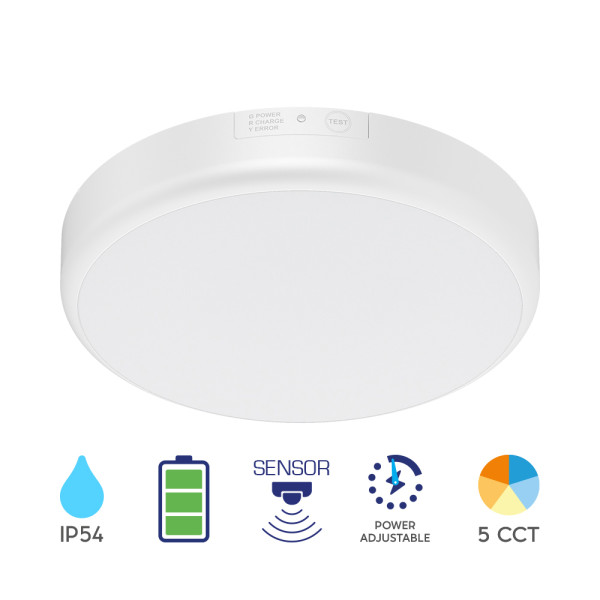 BRY-GRANDE-RND-20W-5U1-SENZOR-KIT-IP54-LED PLAFONJERA