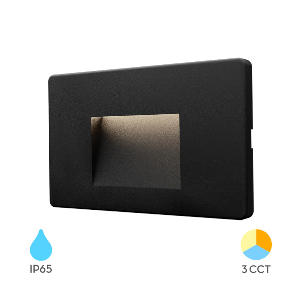 BRY-VEKTA-B-KVADRAT-CRNA-3W-3U1-IP65-LED ZID.SVETILJKA